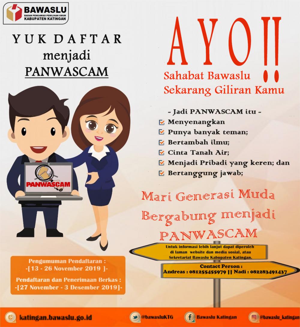 Tahapan dan Jadwal Pembentukan Panitia Pengawas Pemilihan Kecamatan di Kabupaten Katingan