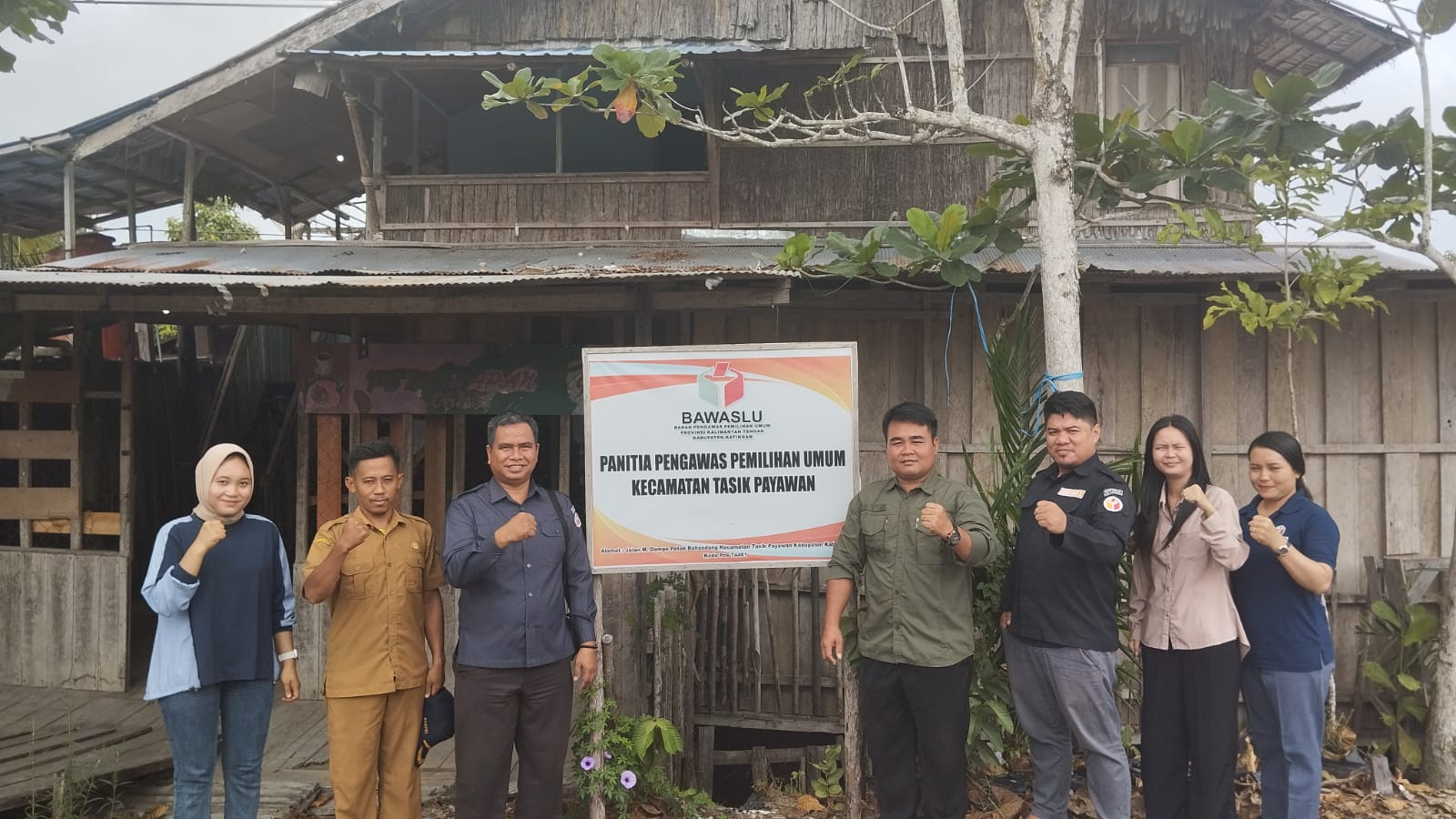 Monitoring Dua Kecamatan Bawaslu Katingan Minta Jaga Kekompakan