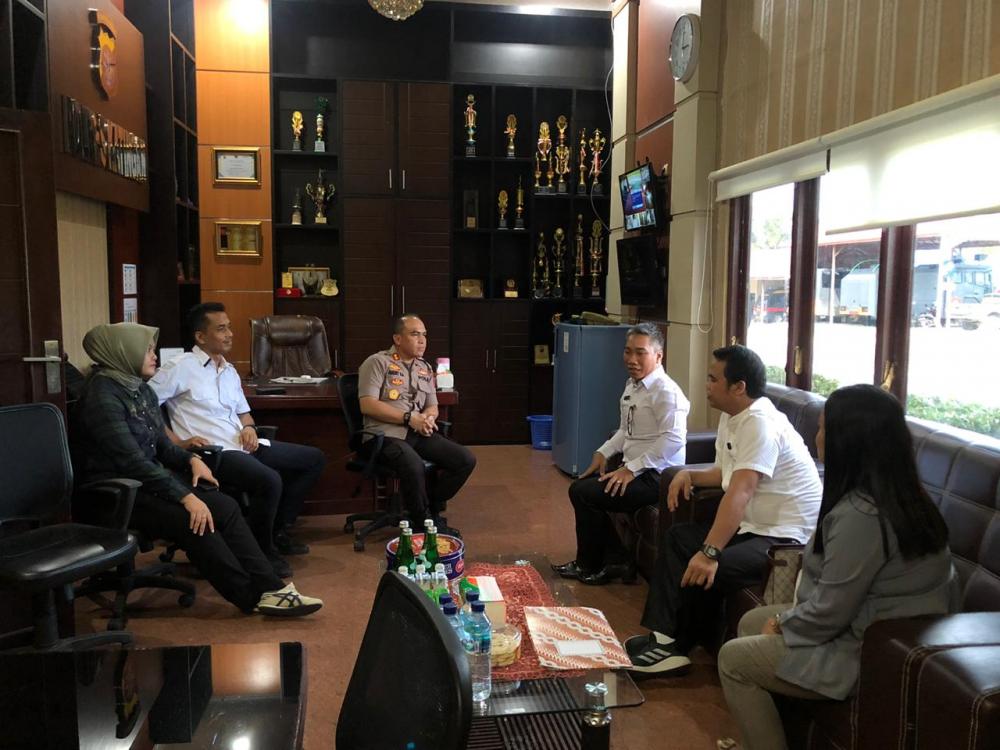 BAWASLU KATINGAN KOORDINASI DENGAN POLRES KATINGAN