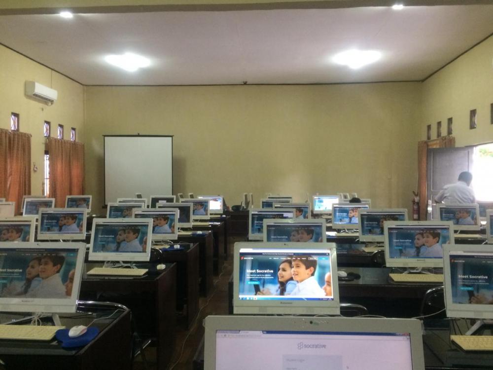 Bawaslu Kabupaten Katingan melakukan Uji Coba Tes Tertulis (Online) menggunakan Aplikasi Socrative