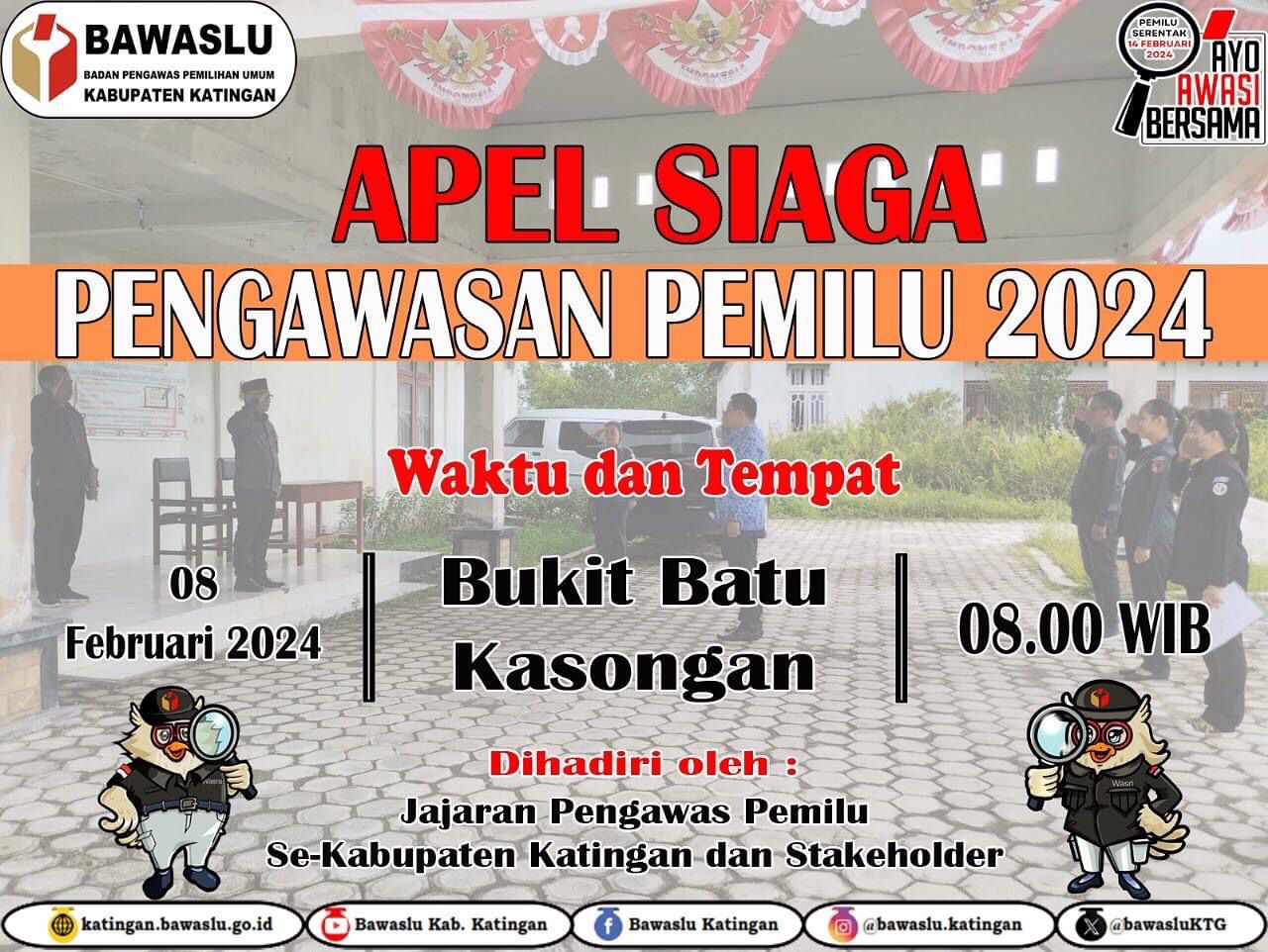 Apel Siaga Pengawasan Pemilu 2024