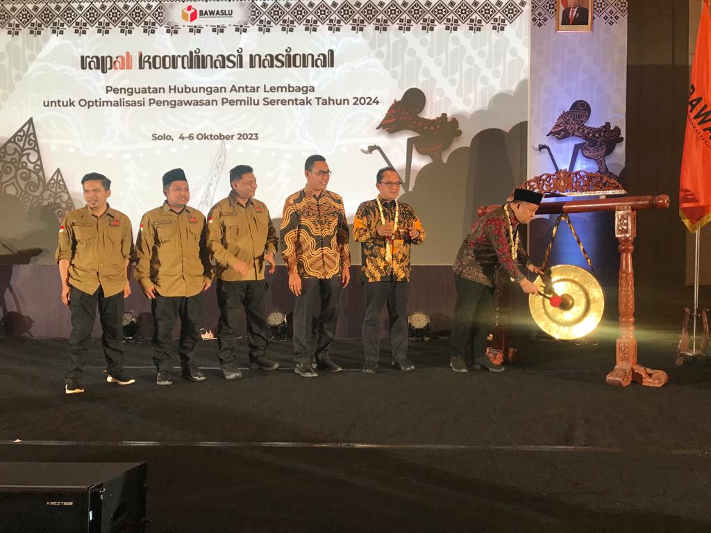 Kuatkan Hubungan Kelembagaan Bawaslu Gelar Rakornas di Solo