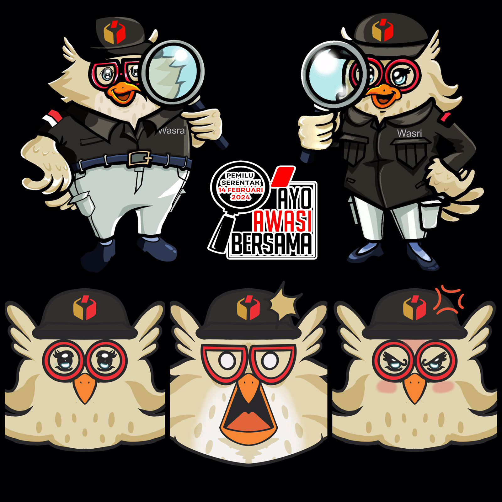 Bawaslu Launching Maskot Baru WasraÂ Wasri
