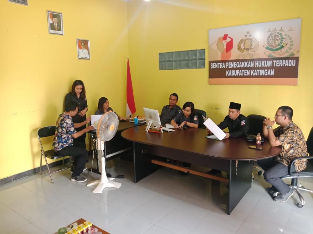 Kunjungan Ketua Bawaslu Provinsi Kalimantan Tengah Bpk. Satriadi ke Bawaslu Kabupaten Katingan