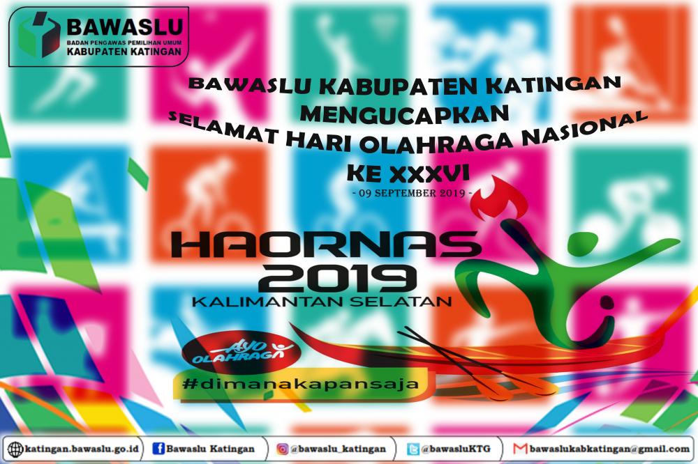 Bawaslu Kabupaten Katingan Melaksanakan Upacara Memperingati Hari Olahraga Nasional (HAORNAS) ke XXXIV 