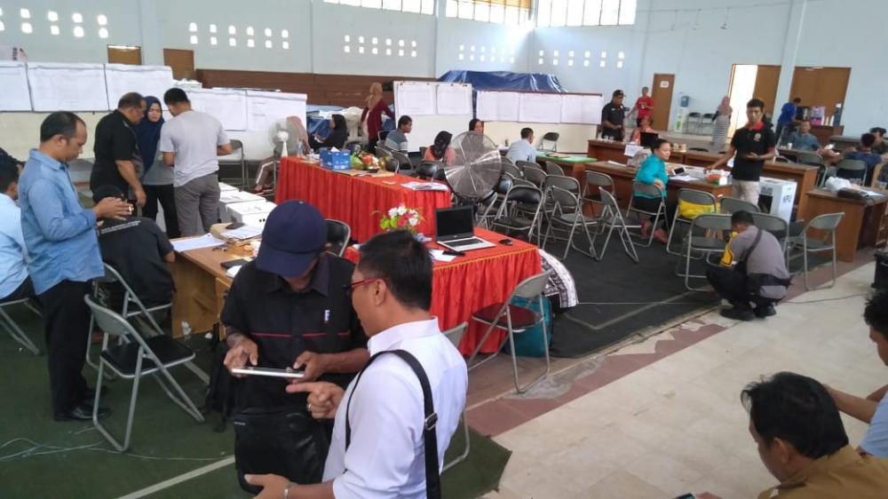 Giat Ketua dan Anggota Bawaslu Kabupaten Katingan dalam Supervisi Pengawasan Hasil Pemungutan dan Penghitungan Suara Pemilu 2019.