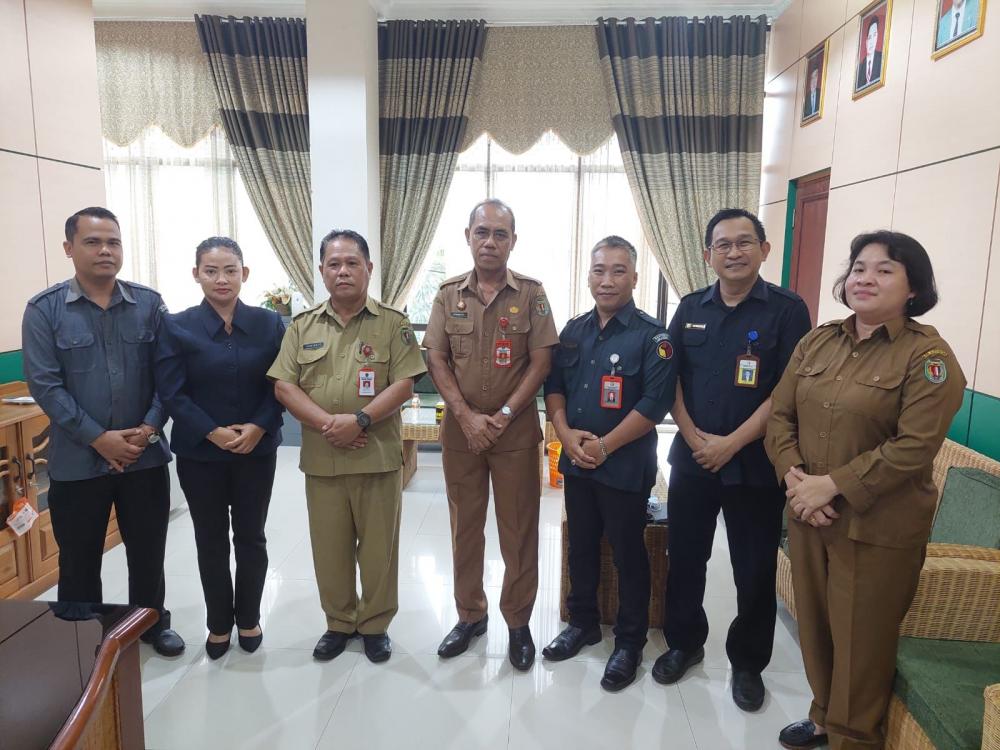 Bawaslu Katingan Audiensi Dengan Sekda Kabupaten Katingan