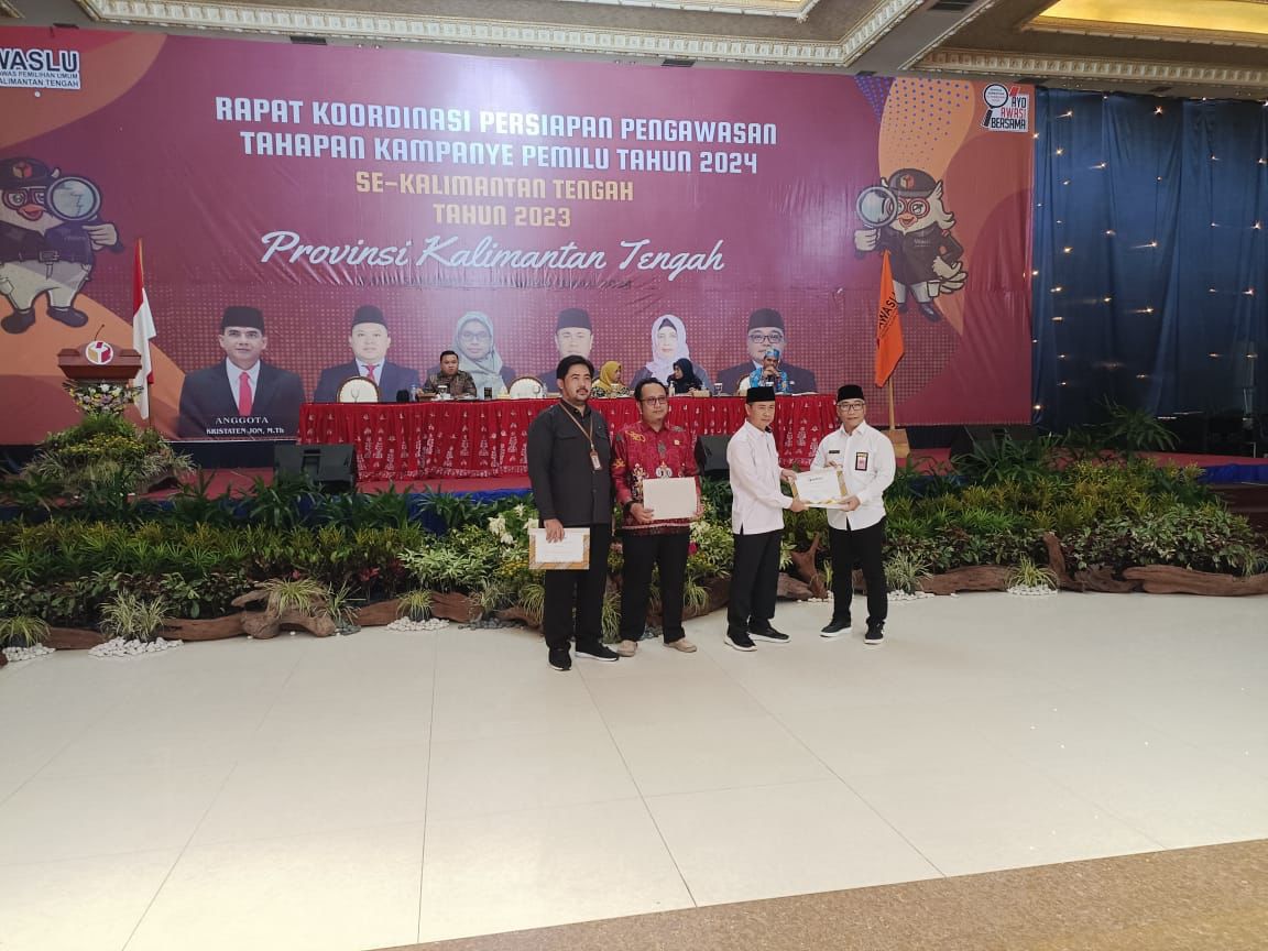 Bawaslu Katingan Raih Terbaik I Predikat Informatif Keterbukaan Informasi Publik 
