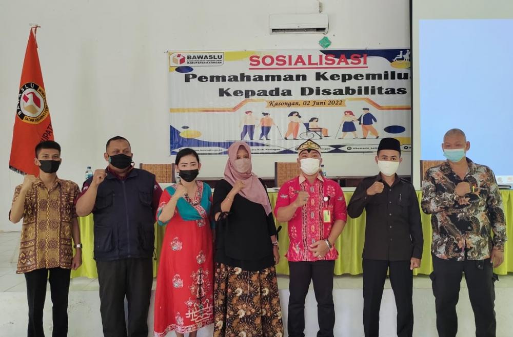 Bawaslu Katingan Gelar Sosialisasi Pemahaman Kepemiluan Kepada Disabilitas