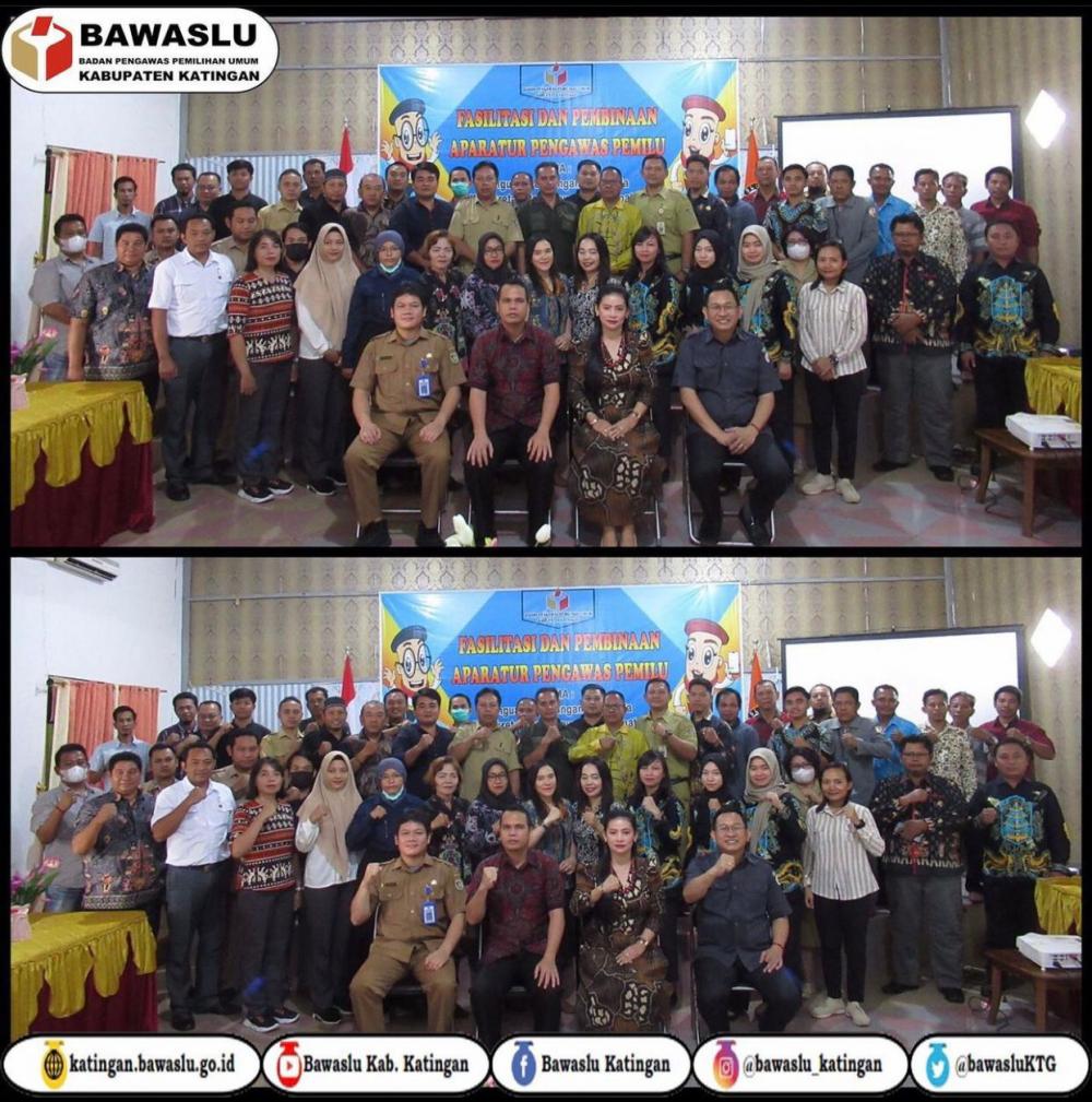 Bawaslu Katingan Gelar Kegiatan Fasilitasi dan Pembinaan Aparatur Pengawas Pemilu