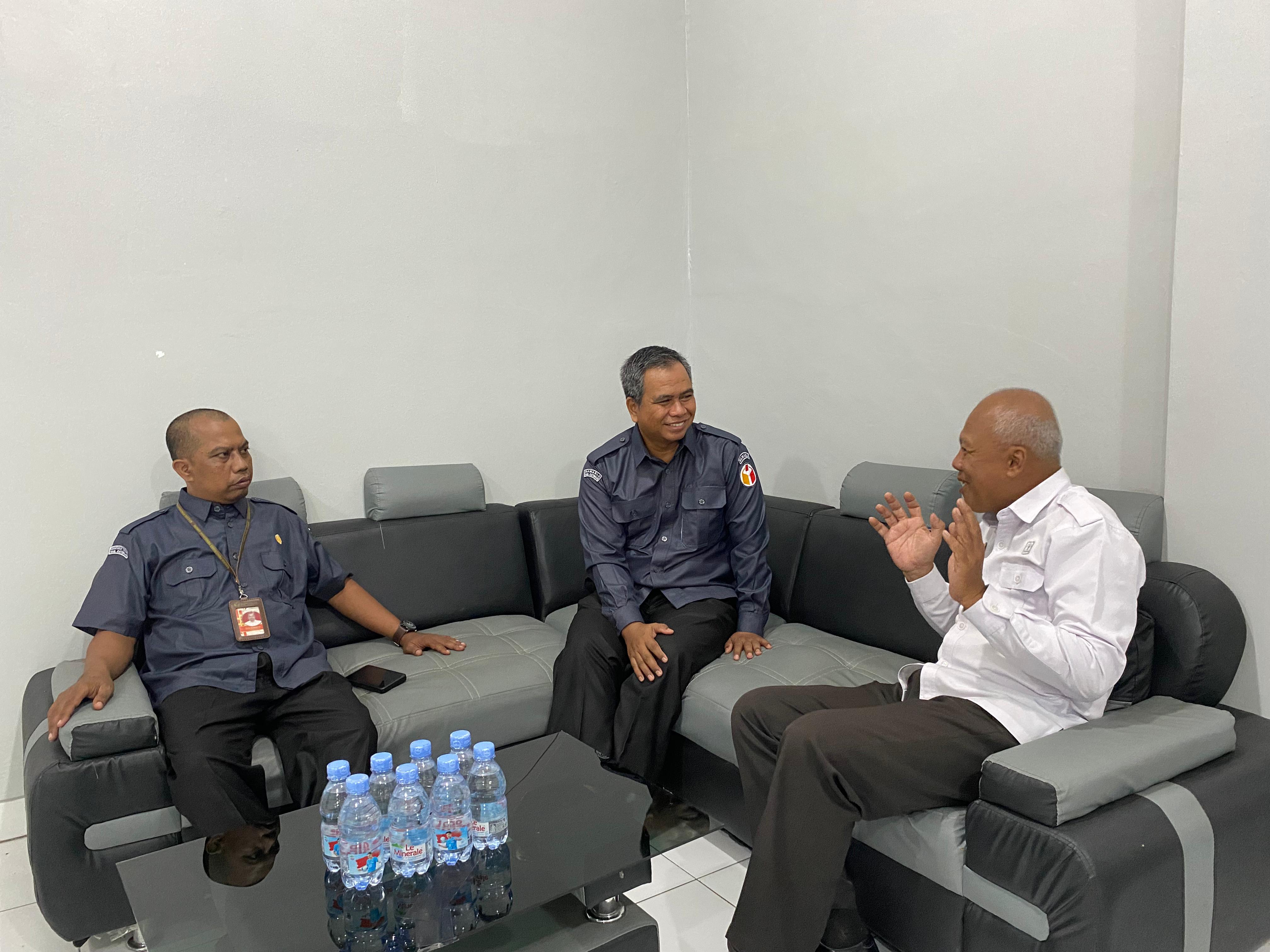 Anggota Bawaslu Katingan, Saat Koordinasi bersama Lapas Kelas II Kasongan