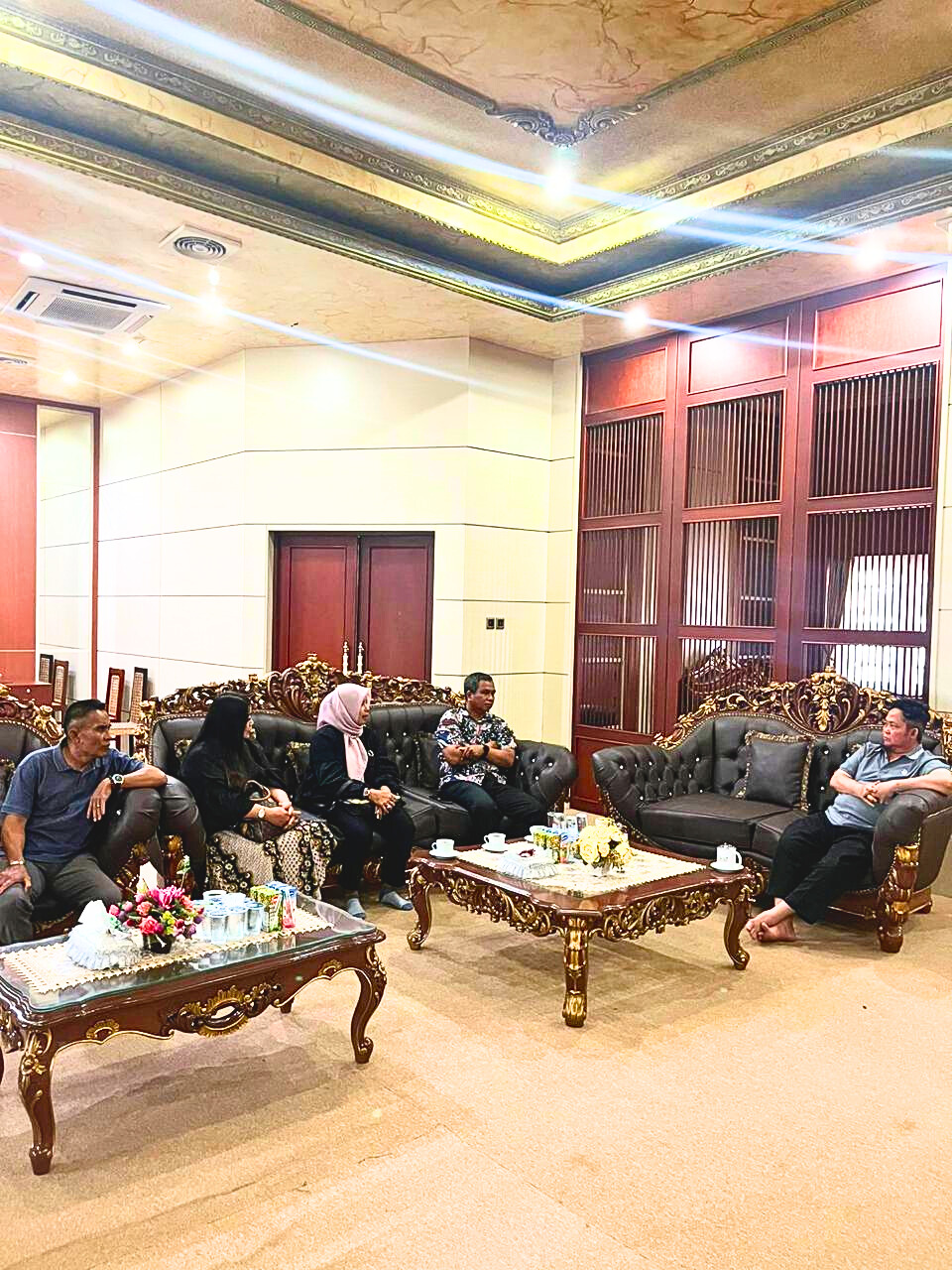 bawaslu katingan saat audiensi dengan bupati katingan