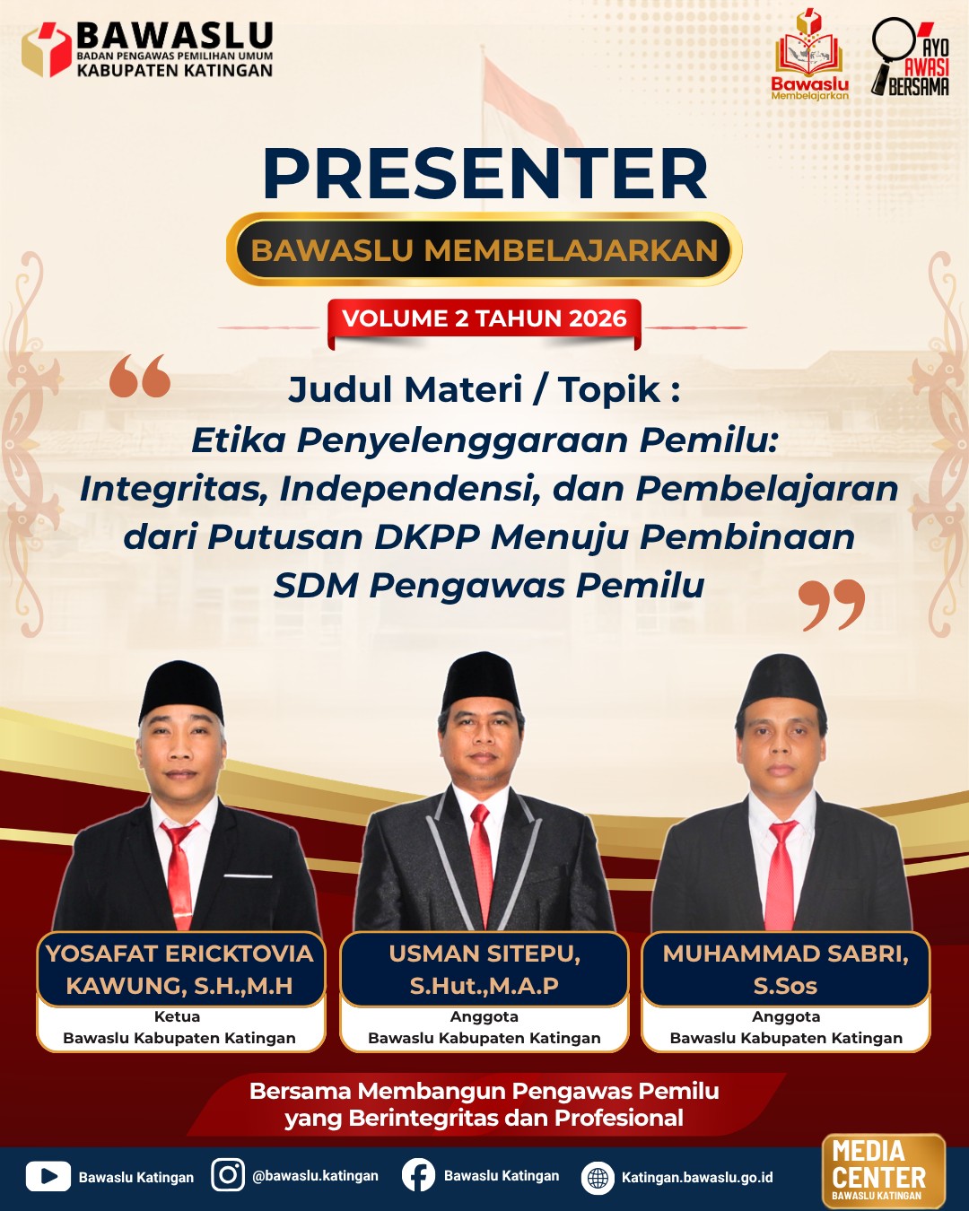 Bawaslu Membelajarkan