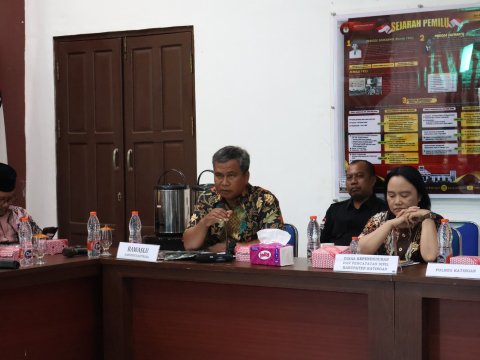 Anggota Bawaslu Katingan, Usman Sitepu.