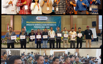 Tiga Anggota Bawaslu Katingan  Telah Rampungkan Pelatihan Pengawas Pemilu