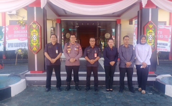 Wujudkan Pemilu 2024 Berkualitas, Bawaslu Katingan Audiensi dengan Kapolres Katingan