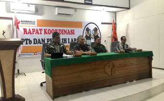 BAWASLU LAKSANAKAN RAPAT KOORDINASI DPTb DAN PEMILIH LAPAS 