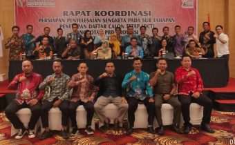 Bawaslu Se-Kalteng Rakor Persiapan Sengketa DCT