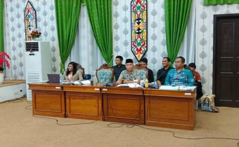 Rapat Pleno Rekapitulasi Hasil Penghitungan Suara Tingkat Kabupaten, Bawaslu Katingan Lakukan Pengawasan Melekat