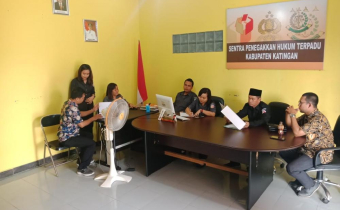 Kunjungan Ketua Bawaslu Provinsi Kalimantan Tengah Bpk. Satriadi ke Bawaslu Kabupaten Katingan