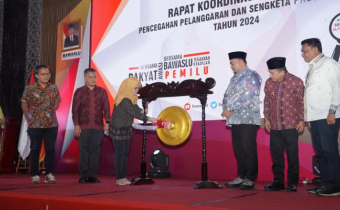 Buka Rakornas Pencegahan, Pelanggaran, dan Sengketa Proses Pemilu Tahun 2024, Lolly Ingatkan 3 Hal Penting