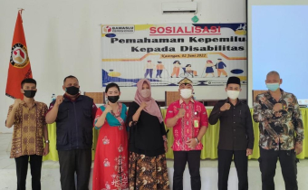 Bawaslu Katingan Gelar Sosialisasi Pemahaman Kepemiluan Kepada Disabilitas
