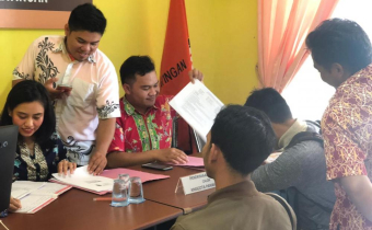 HARI KEDUA, ADA 15 ORANG CALON ANGGOTA PANWASCAM YANG MENYERAHKAN BERKAS PENDAFTARAN