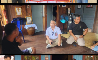 Ketua dan Anggota Bawaslu Kabupaten Katingan saat melakukan Patroli Pengawasan