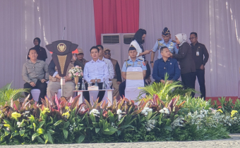 Gibran Rakabuming Raka memimpin Apel Siaga Pengawasan Masa Tenang, Pemungutan dan Penghitungan Suara Pilkada Serentak Tahun 2024