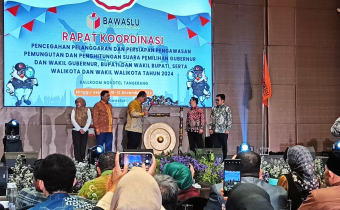 Pembukaan Rapat Koordinasi Pencegahan Pelanggaran dan Persiapan Pemungutan dan Penghitungan Suara