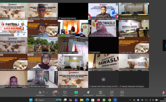 Bawaslu Kabupaten Katingan mengikuti kegiatan Analisis Akar Permasalahan Kerawanan Pemilu Tahun 2024 di Luar Negeri yang diselenggarakan Bawaslu RI secara daring, Rabu hingga Jumat, 26–28 Agustus 2026.