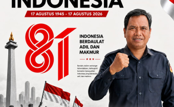 Koordinator Divisi Hukum, Pencegahan, Partisipasi Masyarakat, dan Hubungan Masyarakat (HP2H) Bawaslu Kabupaten Katingan, Usman Sitepu, menyampaikan pesan kemerdekaan dalam rangka memperingati Hari Ulang Tahun (HUT) ke-81 Republik Indonesia. Mengusung tema “Indonesia Berdaulat, Adil dan Makmur”, momentum kemerdekaan menjadi pengingat untuk terus memperkuat semangat kebersamaan, integritas, serta komitmen dalam mengawal demokrasi di Kabupaten Katingan.