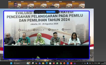 Bawaslu RI menggelar kegiatan Evaluasi Efektivitas Strategi Pencegahan Pelanggaran pada Pemilu dan Pemilihan Tahun 2024 yang berlangsung pada 23–25 Agustus 2026 di Jakarta. Kegiatan ini diikuti jajaran Bawaslu dari berbagai daerah, termasuk Bawaslu Kabupaten Katingan, sebagai bagian dari upaya mengevaluasi dan memperkuat strategi pencegahan pelanggaran dalam penyelenggaraan pemilu dan pemilihan.
