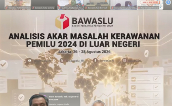 Bawaslu Kabupaten Katingan mengikuti kegiatan Analisis Akar Permasalahan Kerawanan Pemilu Tahun 2024 di Luar Negeri yang diselenggarakan Bawaslu RI secara daring selama tiga hari